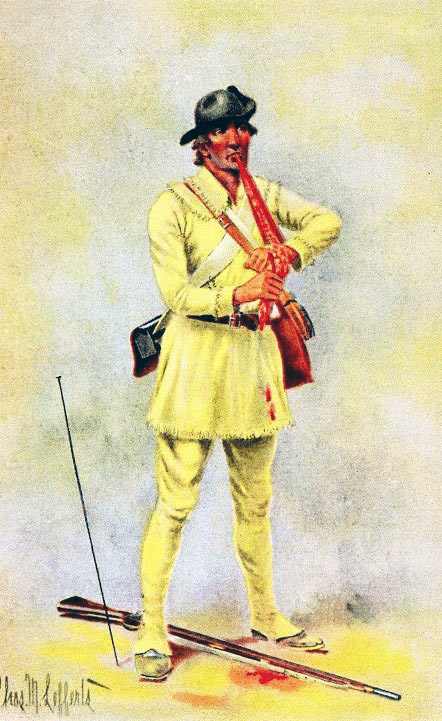 3rd North Carolina Continental Regiment: Siege of Charleston April and May 1780 in the American Revolutionary War: picture by Charles M. Lefferts