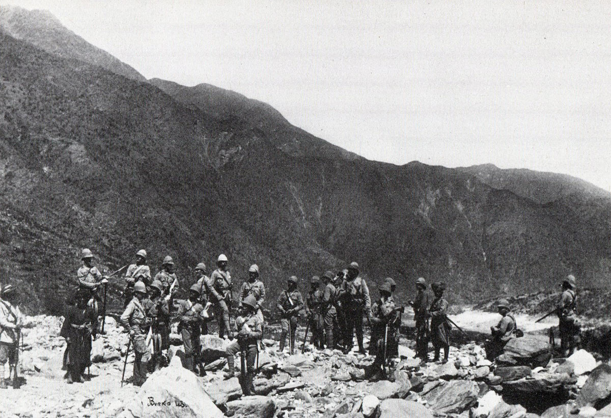 British troops in the Indus Valley: Black Mountain Expedition, 1st March 1891 to 29th May 1891 on the North-West Frontier in India