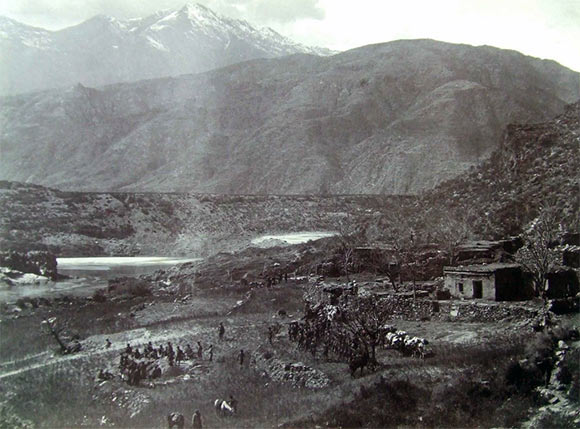 Village of Ghazikot: Black Mountain Expedition, 1st March 1891 to 29th May 1891 on the North-West Frontier in India