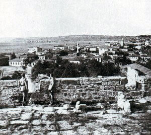 The town of Chanak on the Asiatic coast of the Dardanelles, seen after the War: Gallipoli Part II, March 1915 to January 1916 in the First World War