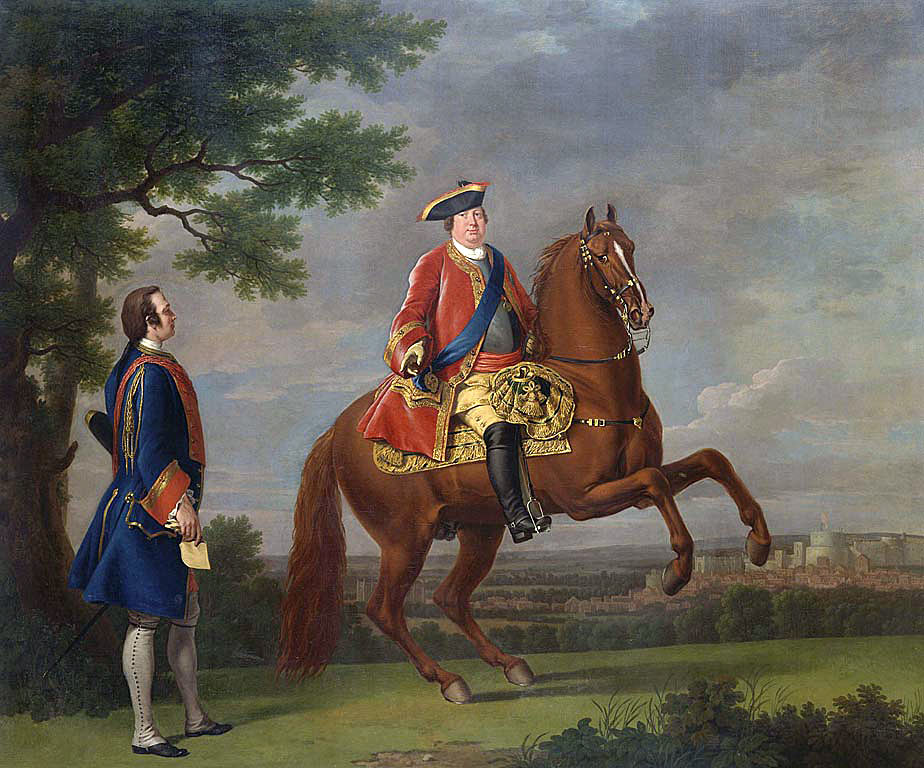 William Augustus, Duke of Cumberland: Death of General Edward Braddock on the Monongahela River on 9th July 1755 in the French and Indian War