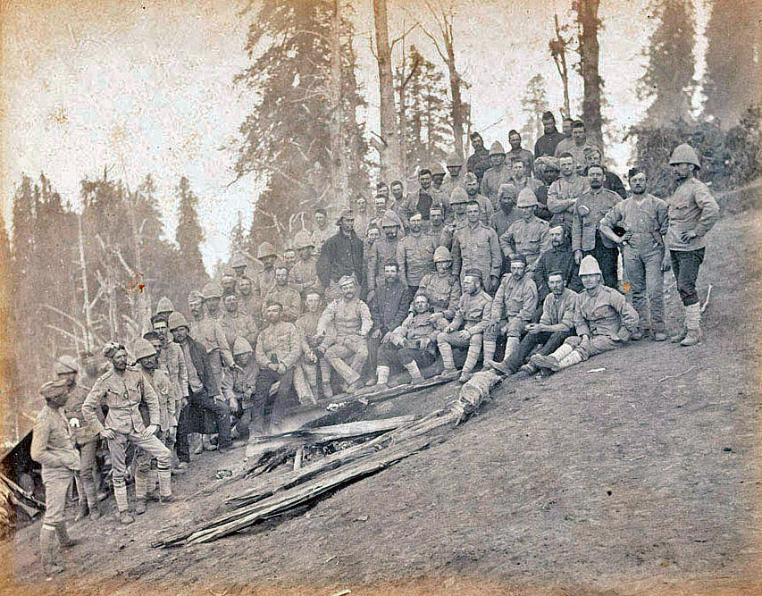 British Officers: Black Mountain Expedition from 1st October 1888 to 13th November 1888 on the North-West Frontier of India