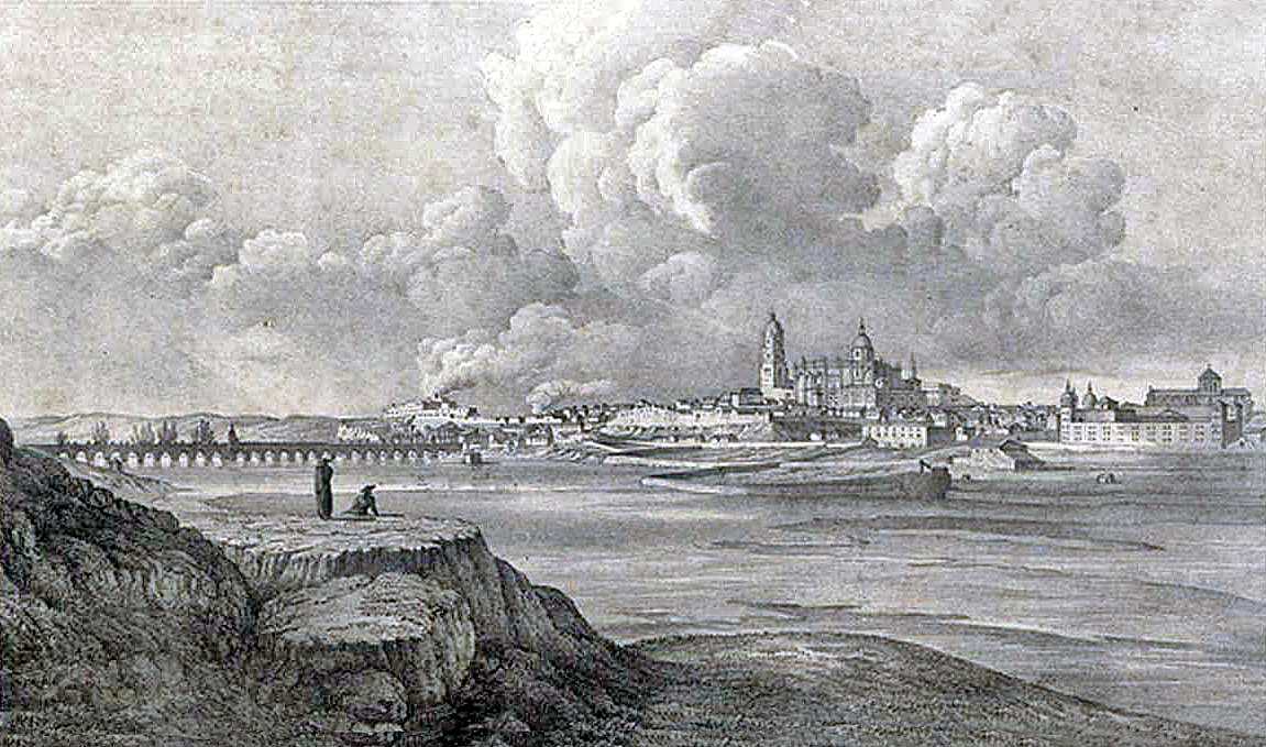 Attack on the French forts in Salamanca before the Battle of Salamanca on 22nd July 1812 during the Peninsular War, also known as the Battle of Los Arapiles or Les Arapiles